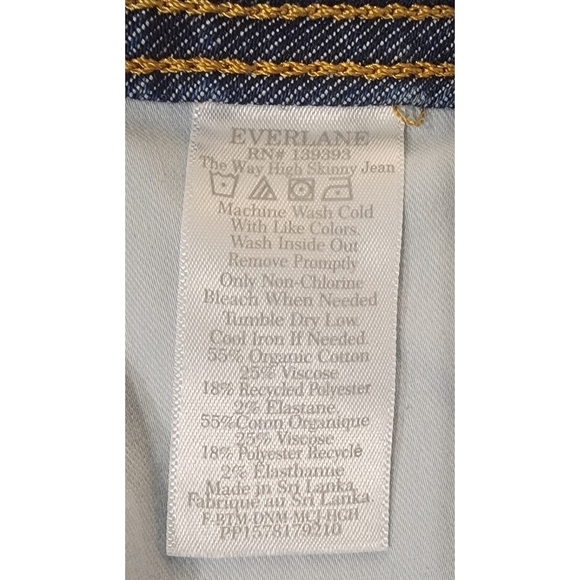 Everlane Way High Skinny Jeans size 25 - Picture 12 of 12